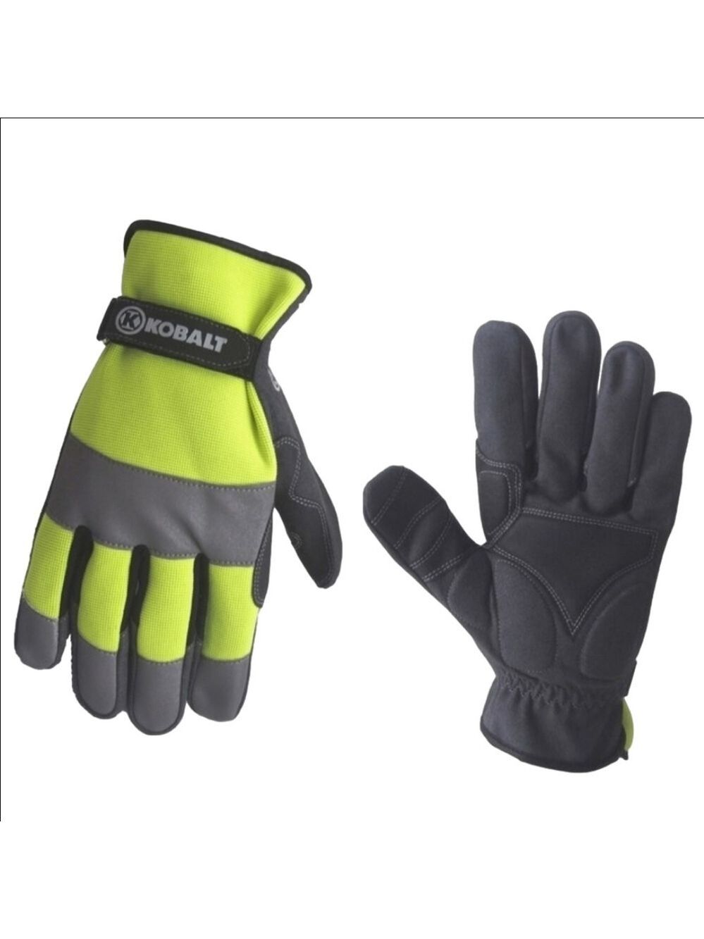 Kobalt High Visibility Safety Gloves Project Gloves Work Gloves Size Large New